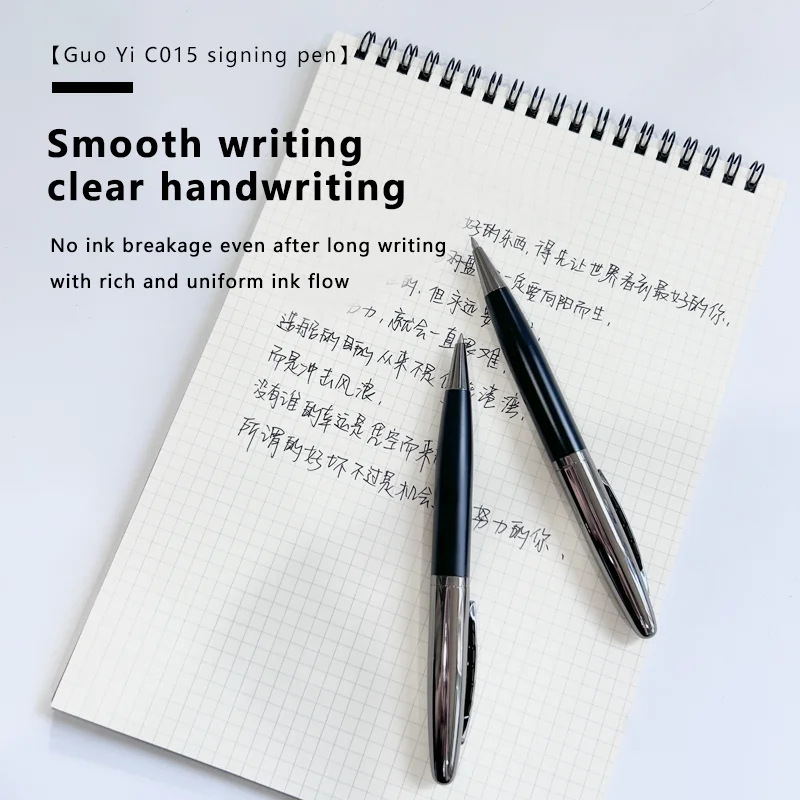 Guoyi C015 424 G2 Ballpoint Luxury Eenvoudige Business Examen Metal High-End  Gifts Mass Customization Logo Signature Pen
