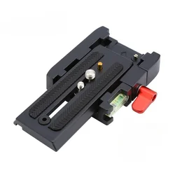 Montaje de placa de liberación rápida de aleación de aluminio, adaptador de abrazadera P200 para Manfrotto 577, 501, 500AH, 701HDV, Q5, accesorios para trípode de cámara
