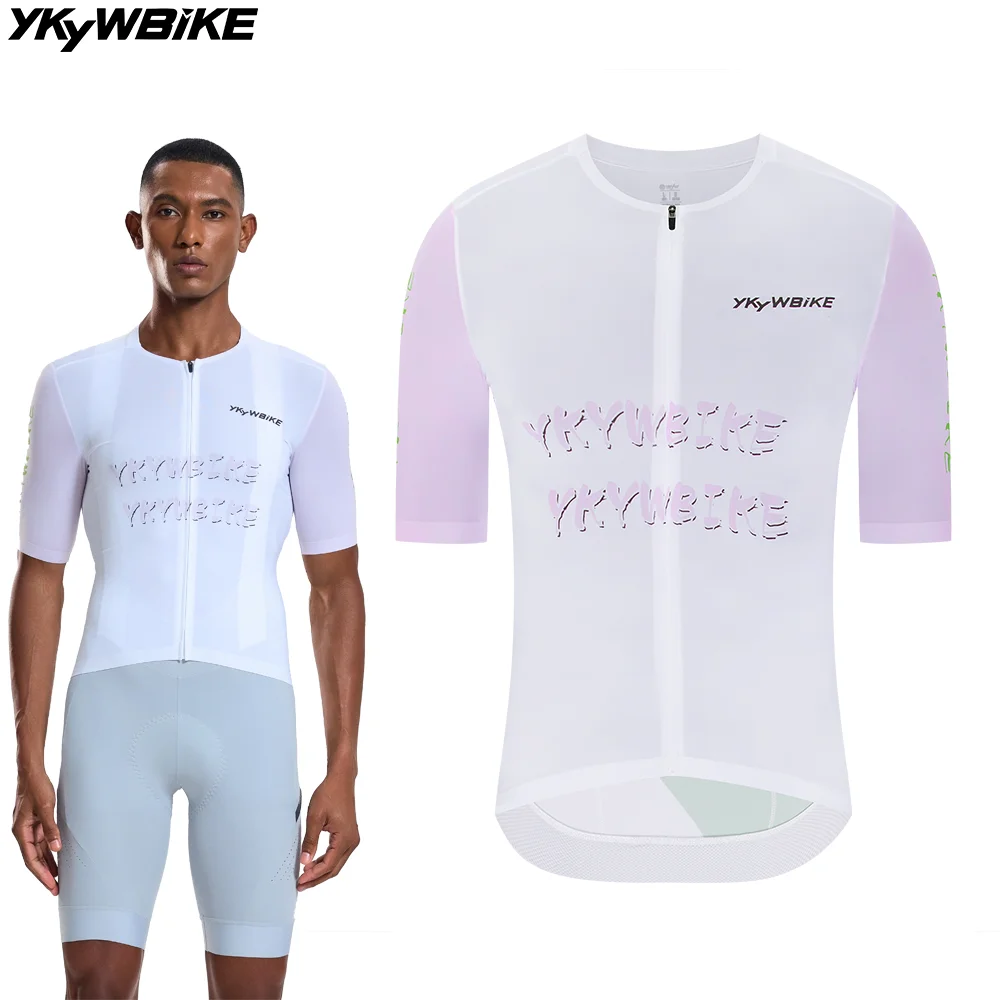 

YKYWBIKE 2026 Fresh colors Men's Cycling Jersey Soft Light Road Bike Jersey Summer Breathable MTB Maillot Short Sleeve Shirt