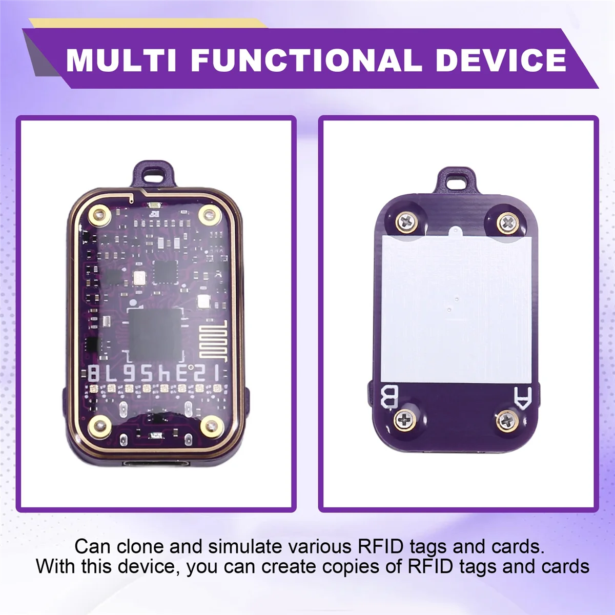 A62T-RFID Smart Chip Reader Smartcard Emulator EM125KHZ IC 13.56Mhz Badge Decoderen RFID Emulator Lezen Schrijver Ondersteuning Kloon Kaart