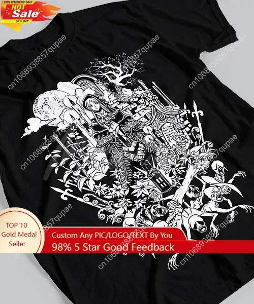 

T-shirt for Anime Bloodborne Hunter’s Dream