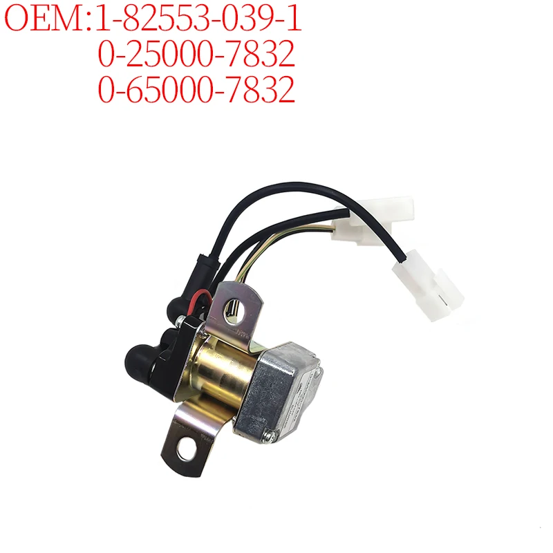 Excavator Construction Machinery Accessories 1-82553-039-1 0-25000-7832 0-65000-7832 Japan Original Relay for ISUZU 6BG1 6HK1
