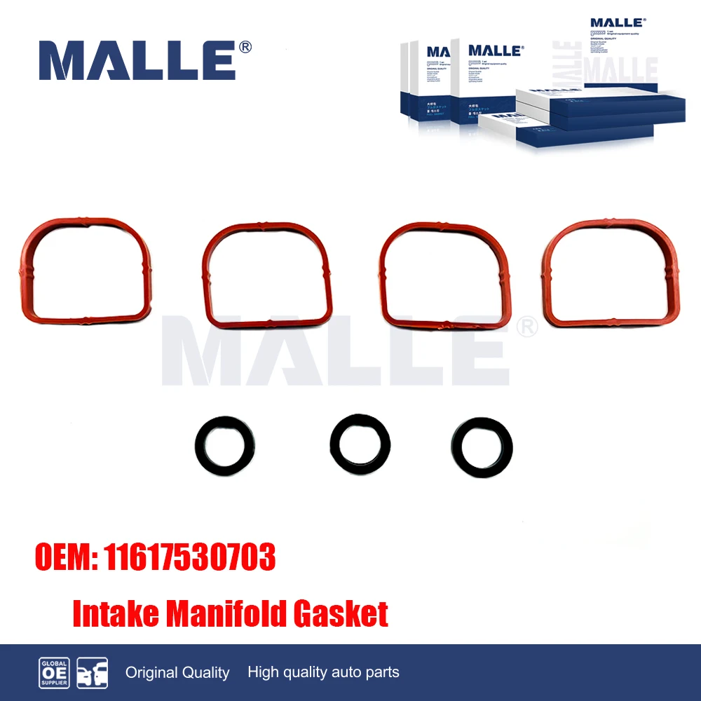 Intake Manifold Gasket Set For BMW E46 E90 E91 E81 E82 E85 E84 E87 N46 B20 X1 X3 Z4 Autos Accessories Engine Parts 11617530703