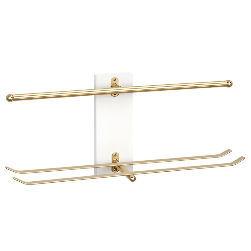 

Multi Purpose Hanging Jewelry Storage Rack Wooden Display Shelf For Earrings Rings Chains Bathroom Organization Tool