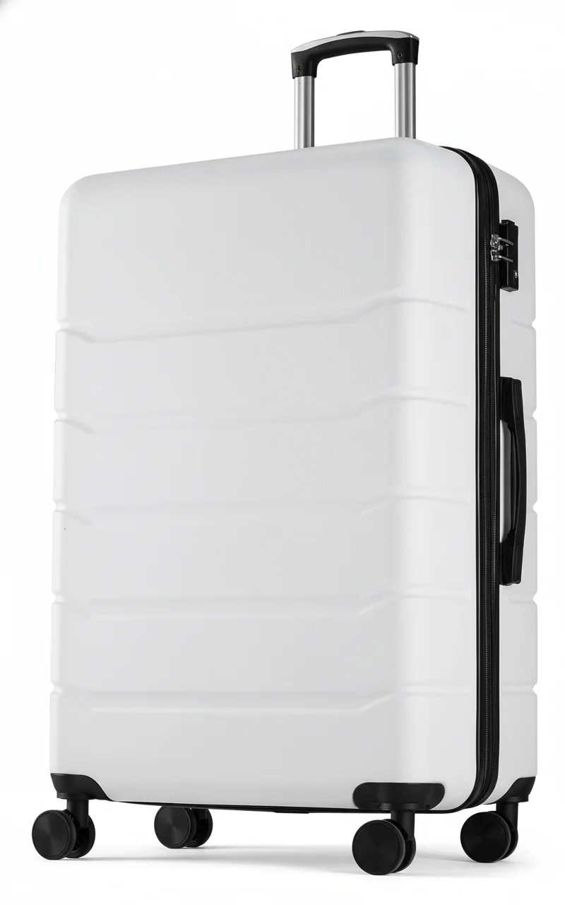 

20-дюймовая ручная кладь из АБС-пластика с твердым корпусом, легкий чемодан-спиннер с замком TSA, прочный дизайн для ежедневных путешествий