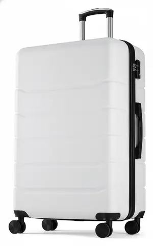 Bagaglio a mano in ABS con guscio rigido da 20 pollici, valigia girevole leggera con lucchetto TSA, design durevole per i viaggi quotidiani