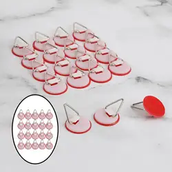 20Pcs 22mm Invisible Adhesive Plate Hanger Vertical Plate Holders Dish Hooks