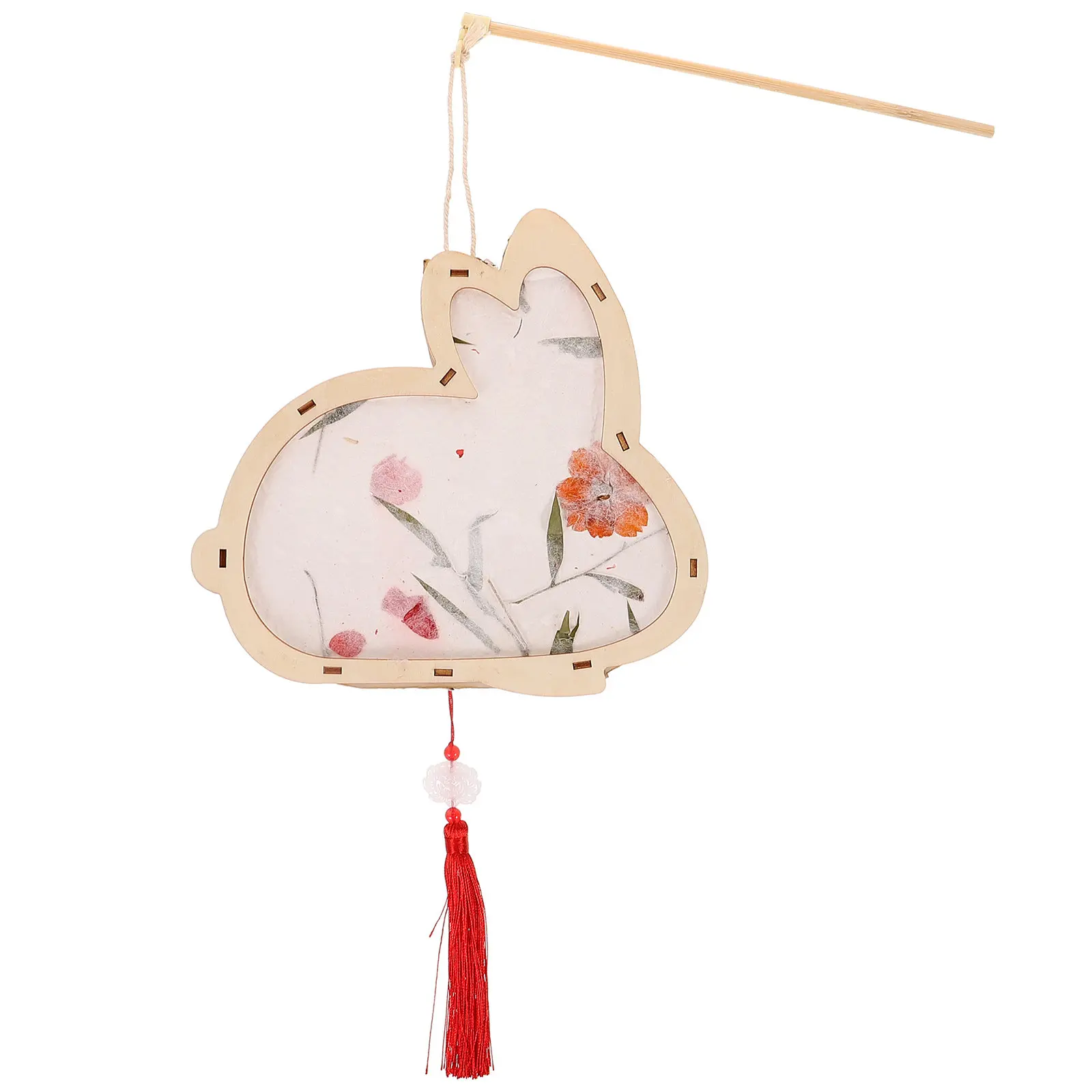 

Набор для самостоятельного изготовления светящегося фонарика-кролика к Китайскому Новому году, праздничный светящийся фонарь для украшения вечеринок, набор для рукоделия своими руками