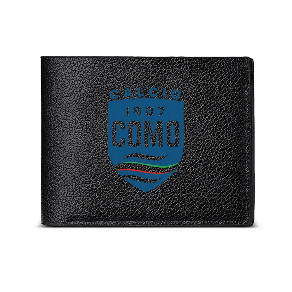 Calcio Como 1907 Shield Design Men's Wallet Card Holder Casual Business Fashion Print Style