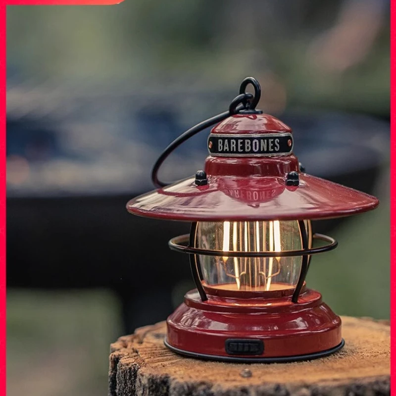 Beibang Outdoor Retro Camping Lantern Camping Hanging Tent Auxiliary Light Portable Lamp Seat Type Small Droplight