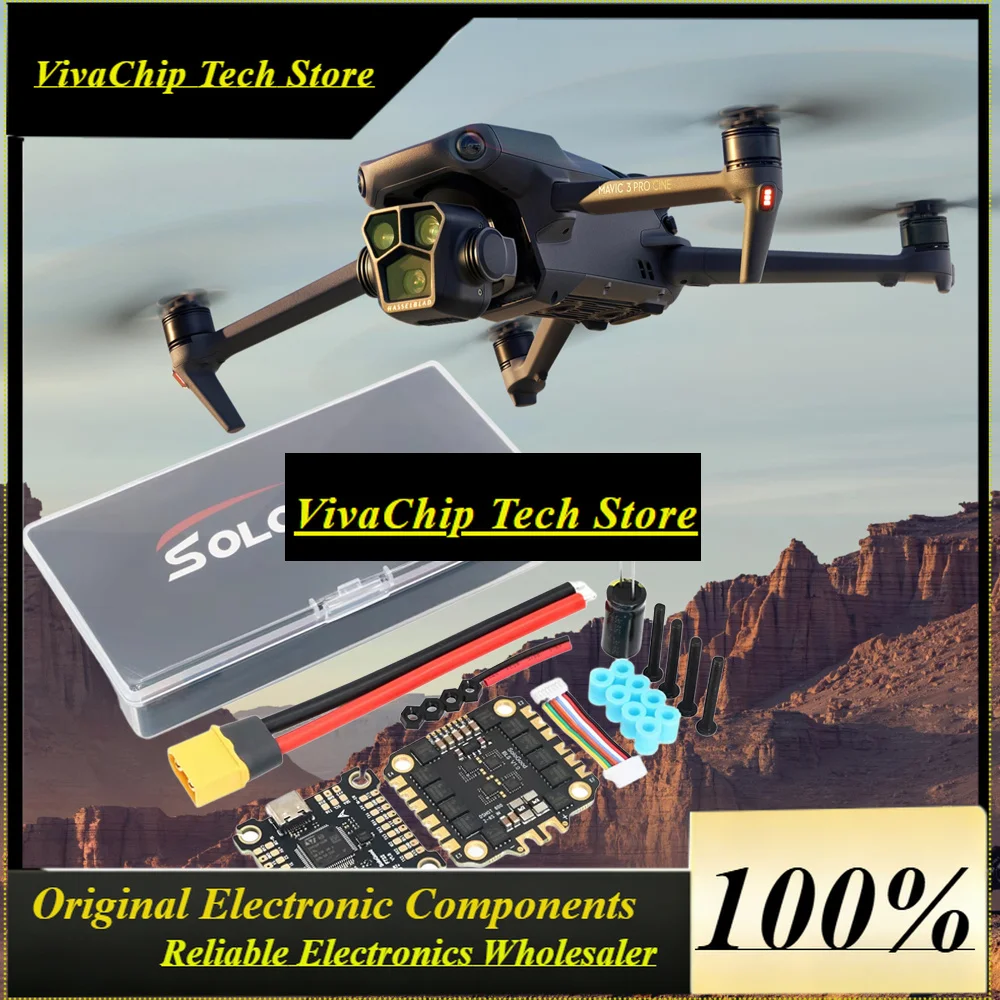 VIVaSSoloGood F722 60A 3-6S 30.5X30.5mm Flight Stack For FPV Freestyle Drones Parts