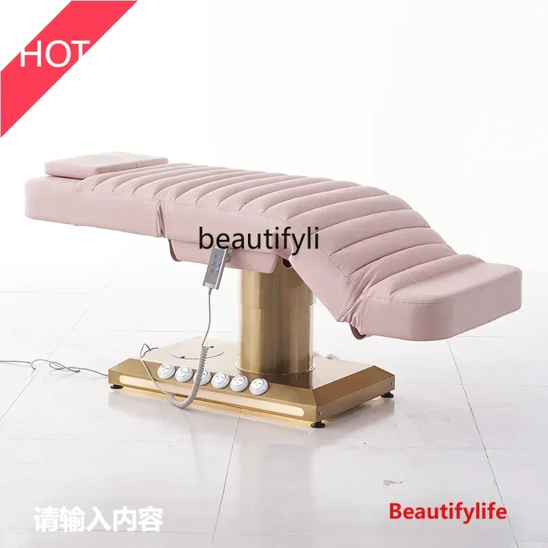 

smt03A ss smt14 Новые поступления Новая электрическая косметическая кровать Салон красоты Спа Массажная кровать Медицинская красота ресниц S 14