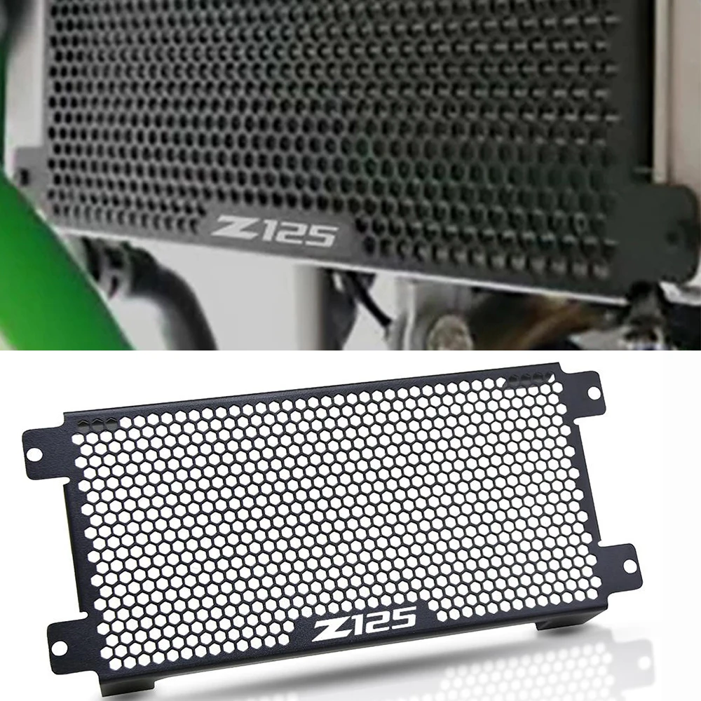 

Z125 Motorcycle Accessories Radiator Grille Guard Cover Oil Cooler Guard FOR Kawasaki Ninja 125 2019 2020 2021 2022 2023 2024