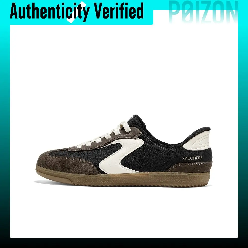 Skechers Court Classics Low top Skateboard Shoes Women's Black Brown 185323W-BKBR