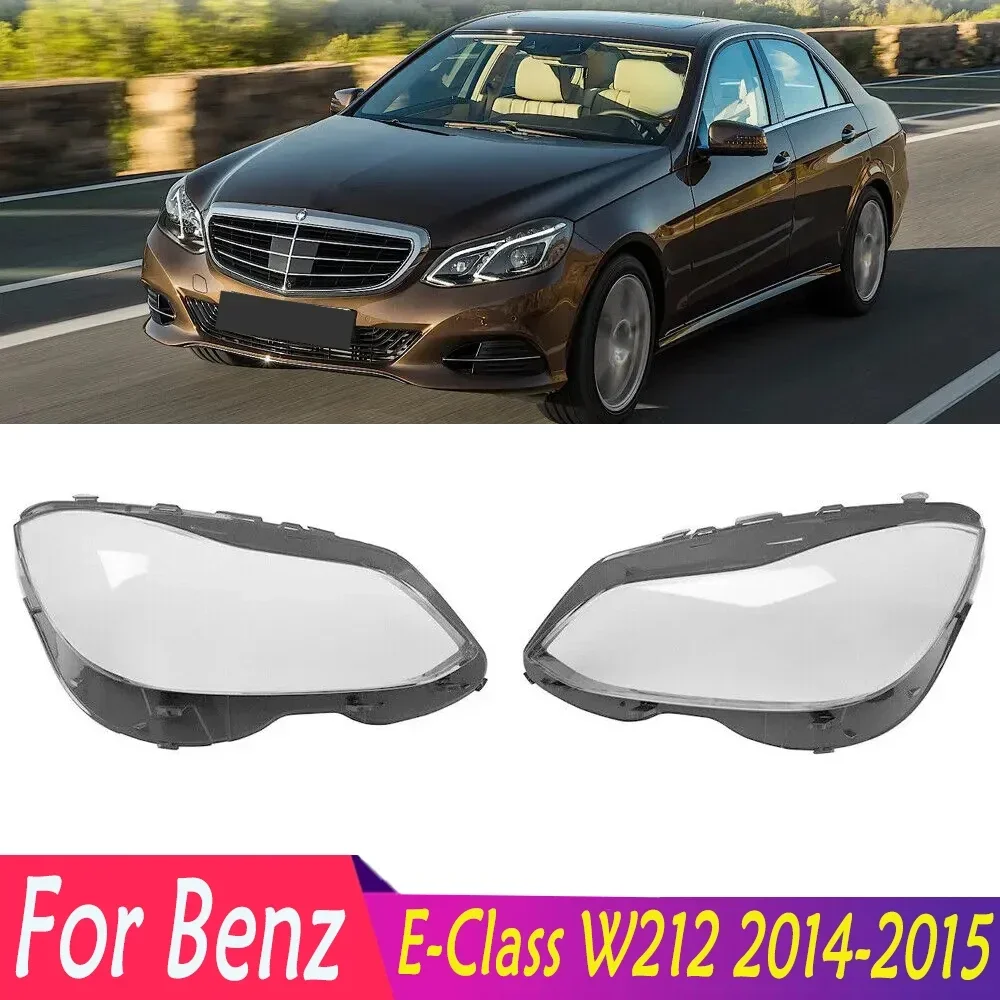 

Transparent Lampshade For Mercedes-Benz 2014-2015 E-Class W212 E200 E260 E280 E300 E350 Clear Car Headlamp Headlight Lens Cover