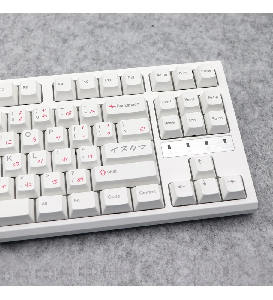Pink Bear Keycap Original Height PBT Sublimation Keycap 131 Keys Adapt 61 64 68 104 108 Mechanical Keys