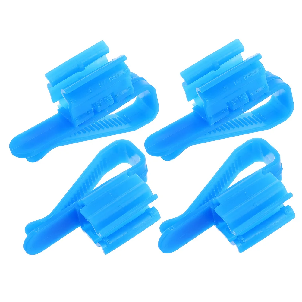 

4Pcs Plastic Hose Clamps Adjustable Pipe Clips for Auto Fuel Pipe Water Hose Holder Adjustable Clamp