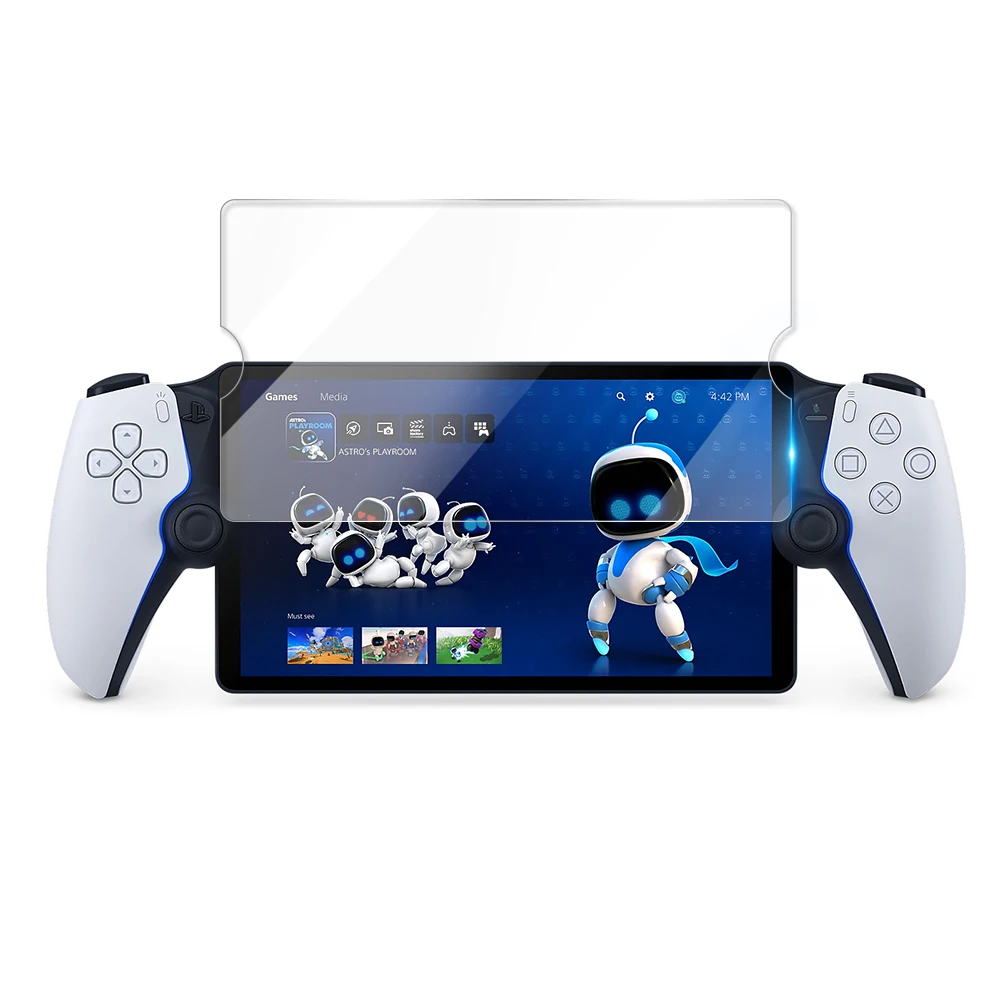 3 قطع من واقي الشاشة من الزجاج المقسى لملحقات بوابة Sony Playstation PS الواقية