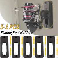 5-2PCS Fishing Reel Holder Storage Rack Space-Saving Fishing Reel Hanger Spinning Reel Organizers Holder for Home Garage Shop