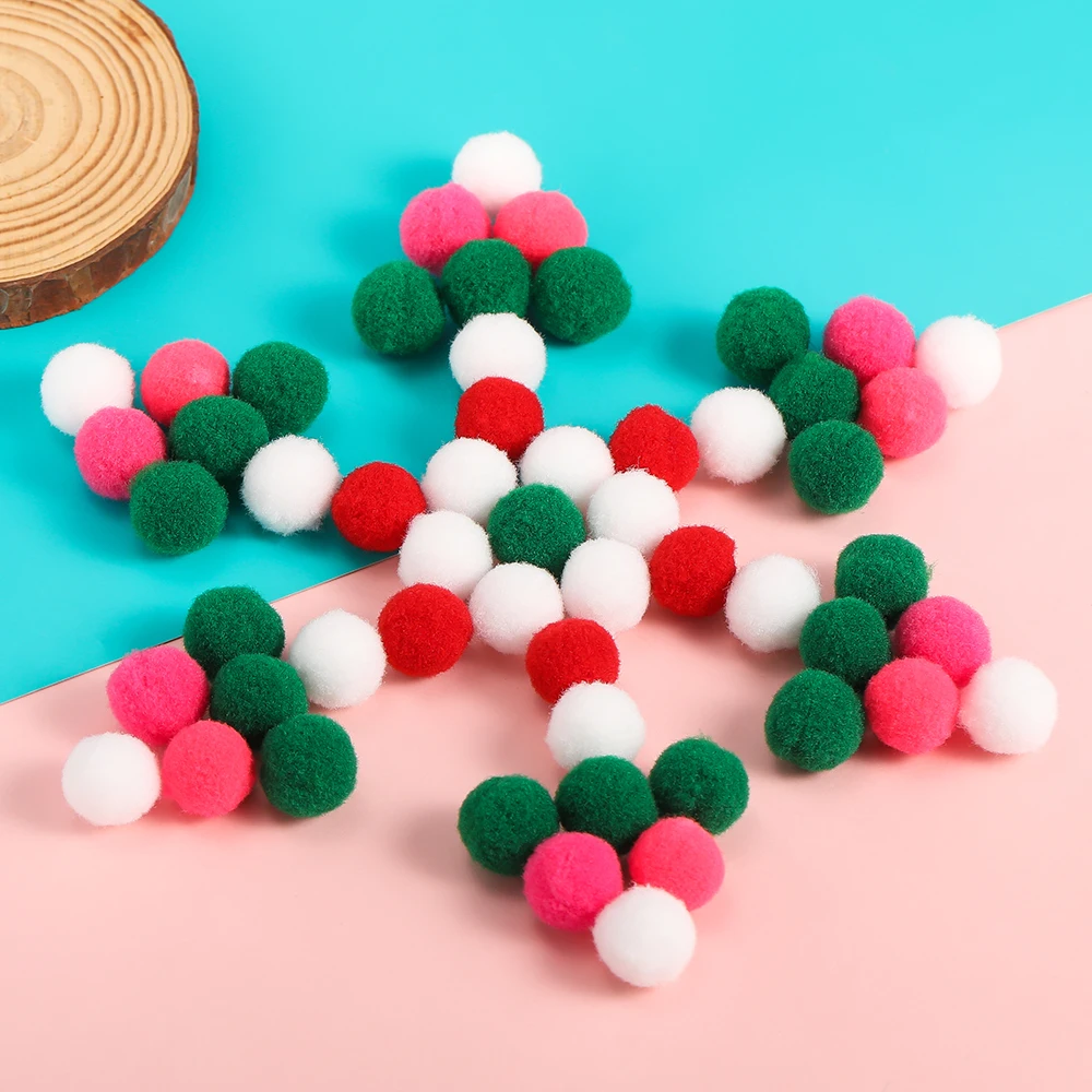 

50 шт. 10/15 мм разноцветные мягкие пушистые шарики с помпоном, плюшевые шарики для самостоятельного шитья, праздничные украшения и принадлежности для изготовления ювелирных изделий