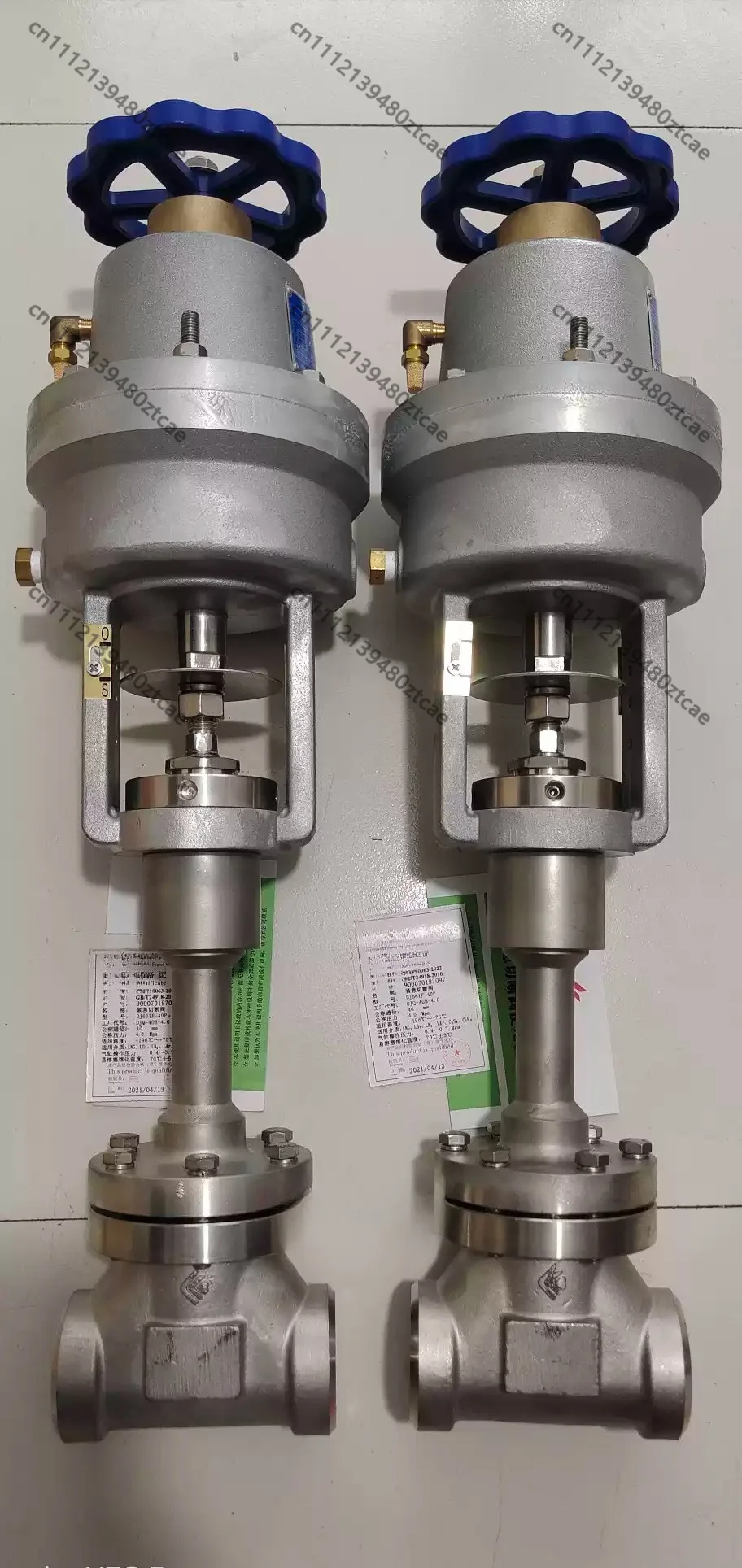 Stainless Steel Cryogenic Pneumatic Emergency Cut Off Valve Safety Shutoff Valve for LNG Liquid Oxygen Nitrogen Storage Tank