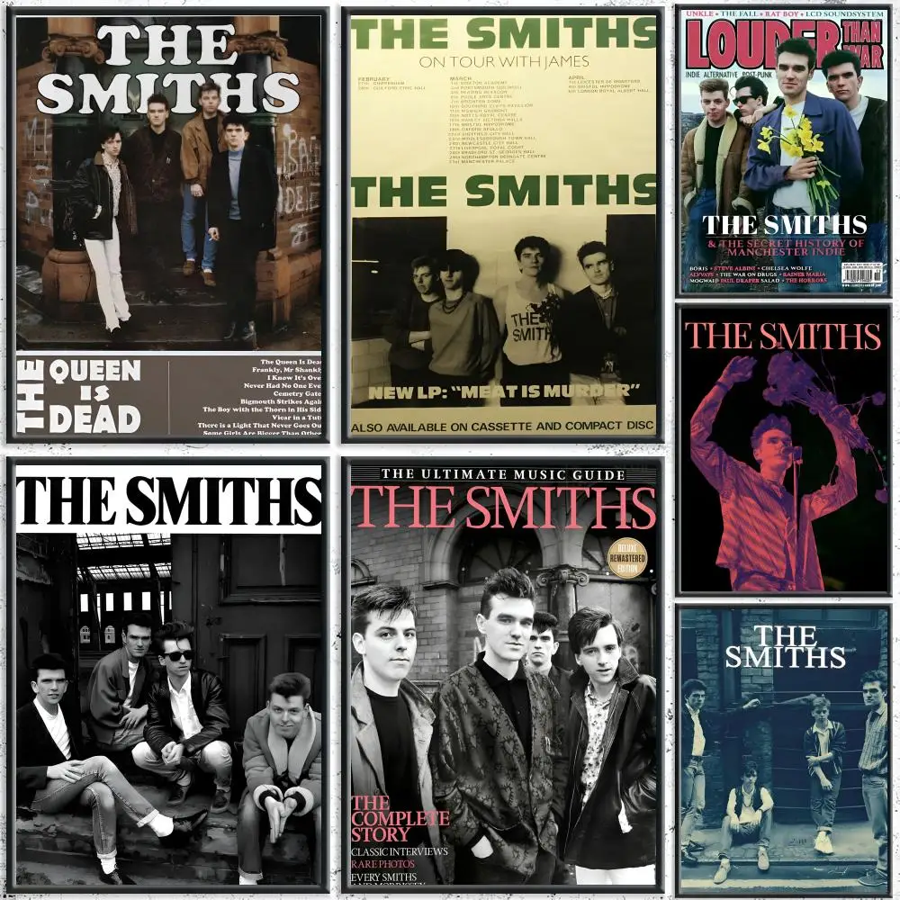 Rock Band The S-Smiths Painting Calligraphy HD Canvas Poster Crease Free Waterproof All Space Wall Decor