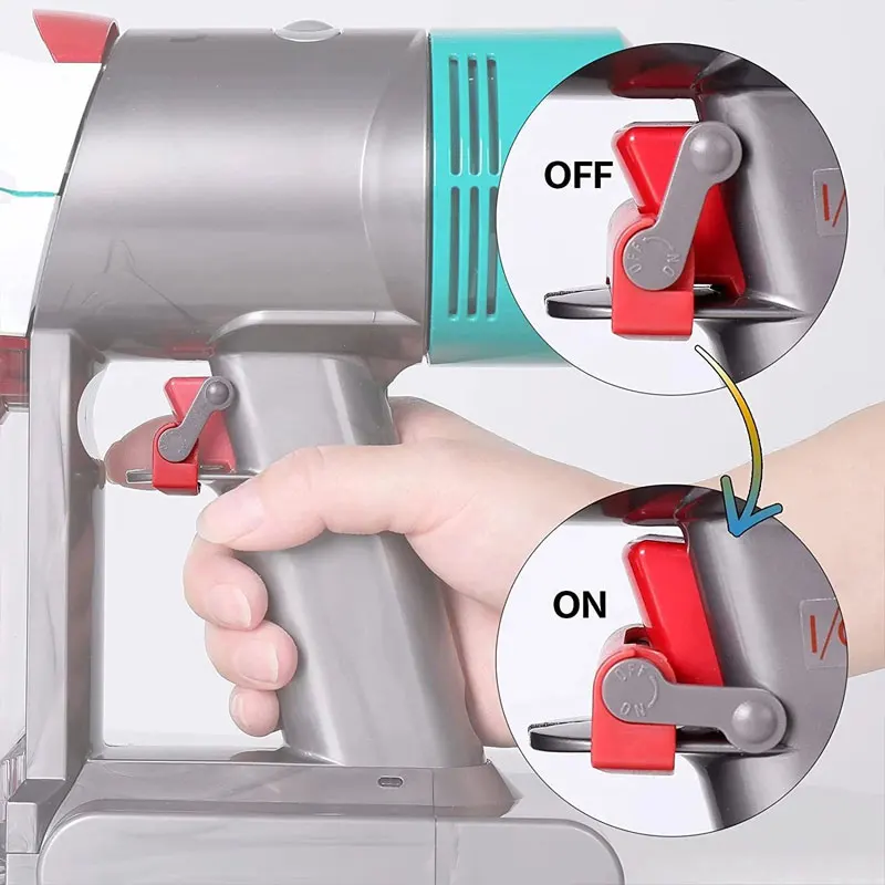 Hand-held Vacuum Cleaner Switch Lock Free Your Hands Parts Trigger Lock Clip Holder For Dyson V8 V10 V6 V7 V11 V15 image 2