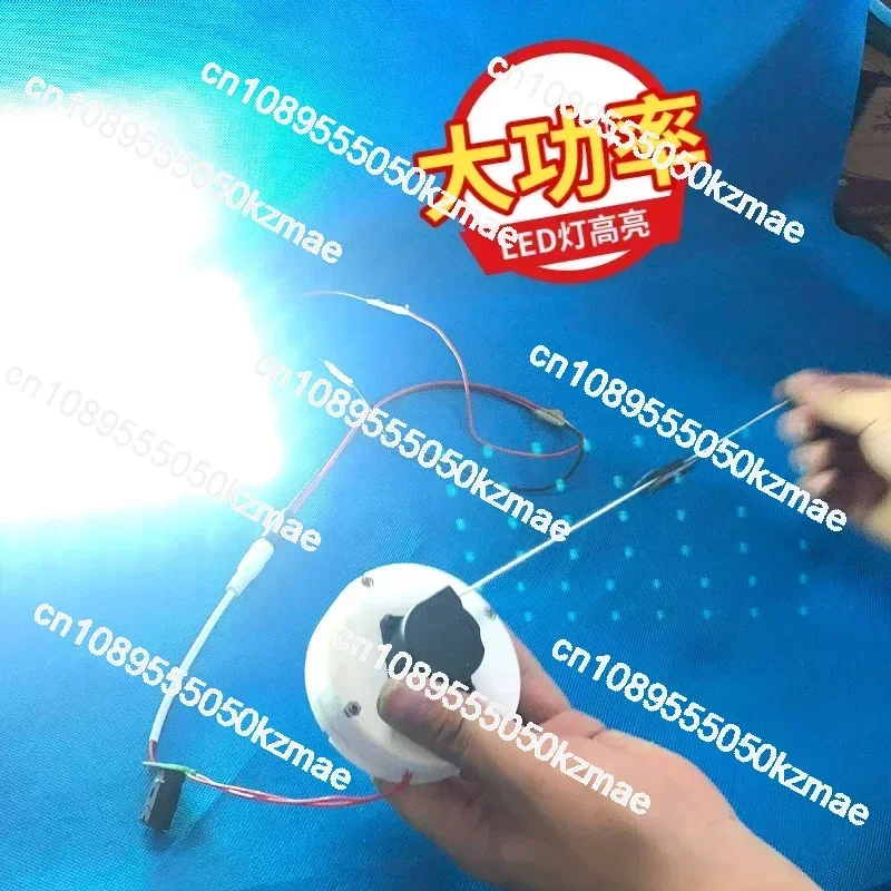 Suitable for outdoor permanent magnet brushless high efficiency DIY manual pull coreless generator miniature