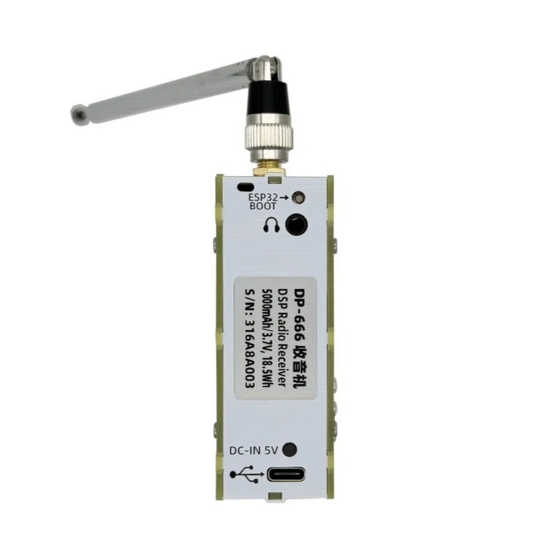 DP-666 FM/MW/SW/LW DSP Full-Band Radio Multi-functional Portable Radio Receivers High Sensitivity Radio IPS Screen  with Battery
