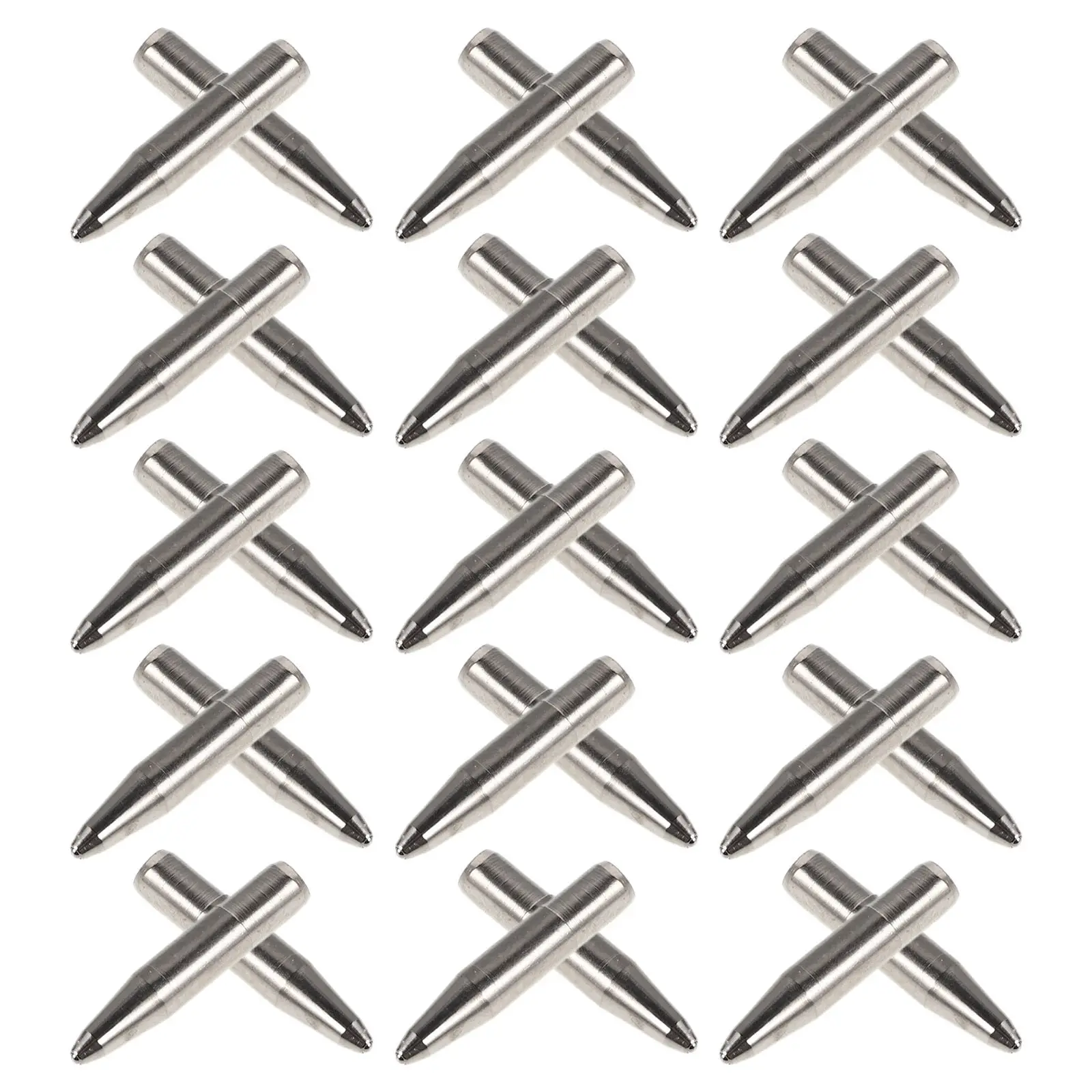 50Pcs Gel Pen Nib Replacement Accessory Metal Pen Tips for Office School Note Taking Smooth Writing Point Refills