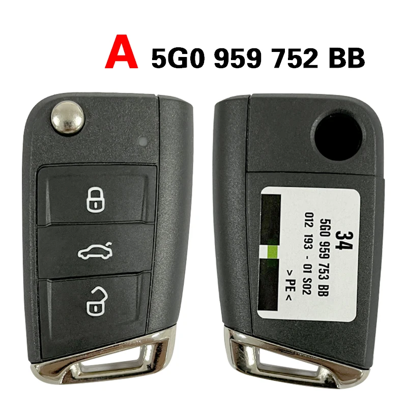 CN008112 Original 3 Button 434 MHz 5M Chip  MLB Key for Audi A8 2017-2021 Smart Key Remote FCC ID 4N0 959 754 DR Keyless Go