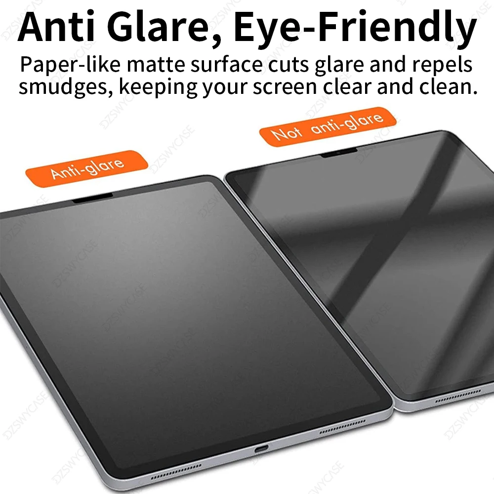 3 Pcs Xiaomi Pad 8/8 Pro Screen Protectors Paper Feel Film For Mi Pad 7s/6/5 11inch 11.2 Redmi Pad 2 SE 9.7 11 8.7 Matte PET view 5