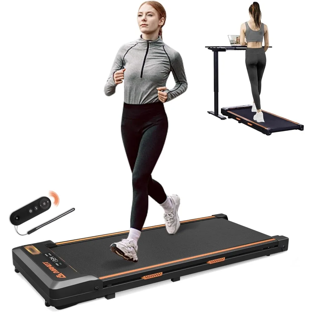 

Under Desk Treadmill, Walking Pad 2 in 1 for Walking and Jogging, Portable Walking Treadmill with Remote Control Lanyard