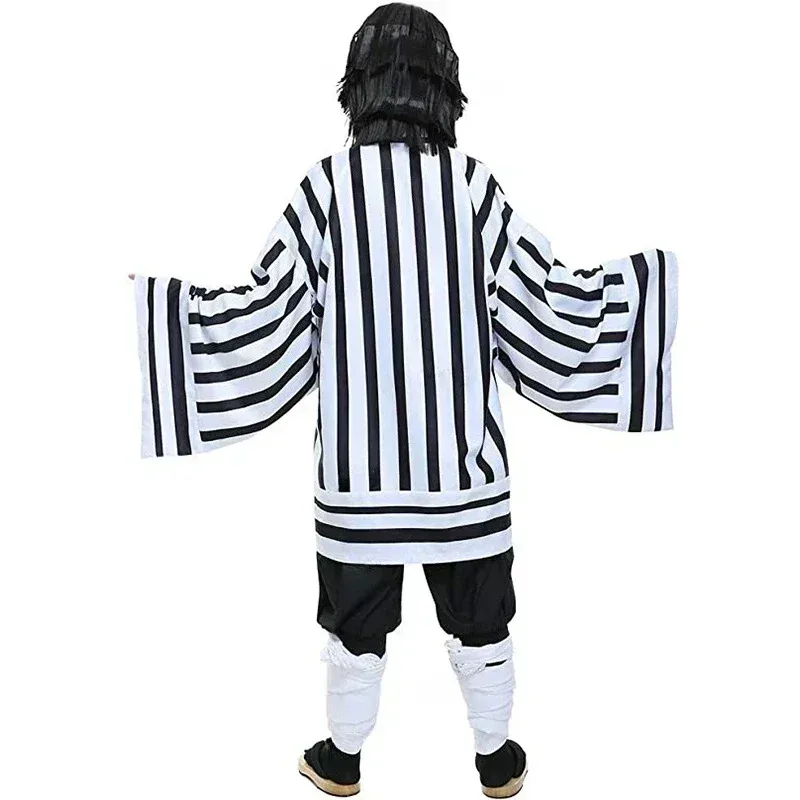 Iguro Obanai Cosplay Anime Demon Slayer Kimetsu No Yaiba Iguro Obanai Haori Kimono Cosplay Costume White Snake Props