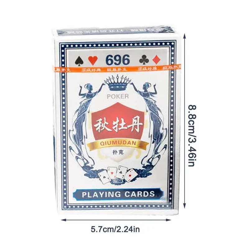 Playing Cards 180-degree Bending Design Waterproof Playing Cards Set Easy To Shuffle And Durable Playing Cards Poker Cards