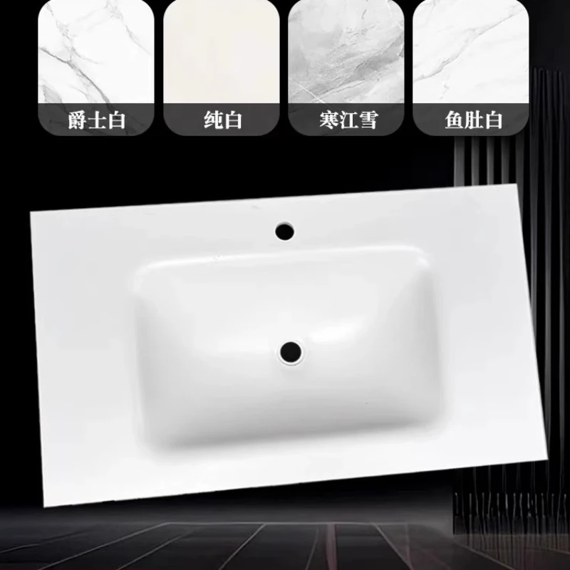 

Integrated wash basin, bathroom, bathroom cabinet, washbasin, washbasin, basin, single countertop, double layer.
