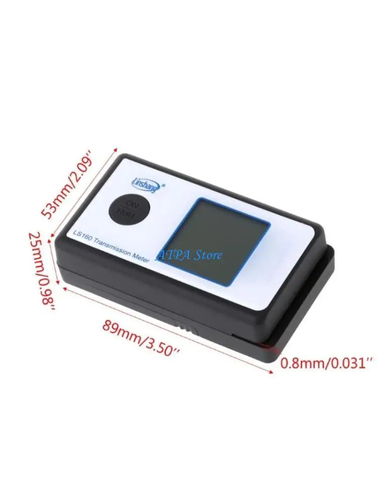 

U13C 3 in 1 VLT UV IR Rejection Tester Solar Film Transmission Meter Window Tint Tester Light Tester for Film Glass