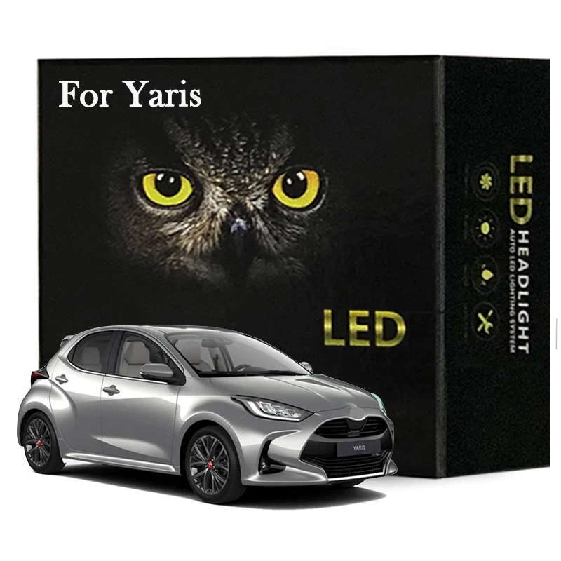 

Led Interior Light Kit For Toyota Yaris 2006- 2015 2016 2017 2018 2019 2020 2021 2022 LED Bulbs Dome Map Reading Canbus