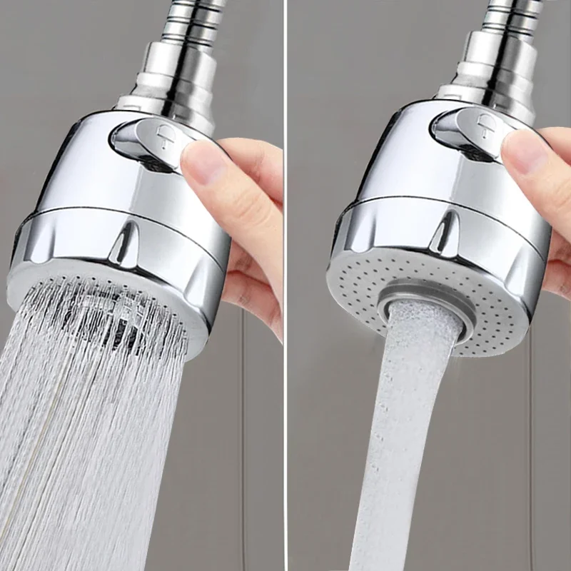 Kitchen gadgets 2/3 Mode Faucet 360 Degree Rotation Filter Extension Tube Shower Water Saving Tap Universal Kitchen  Accessories