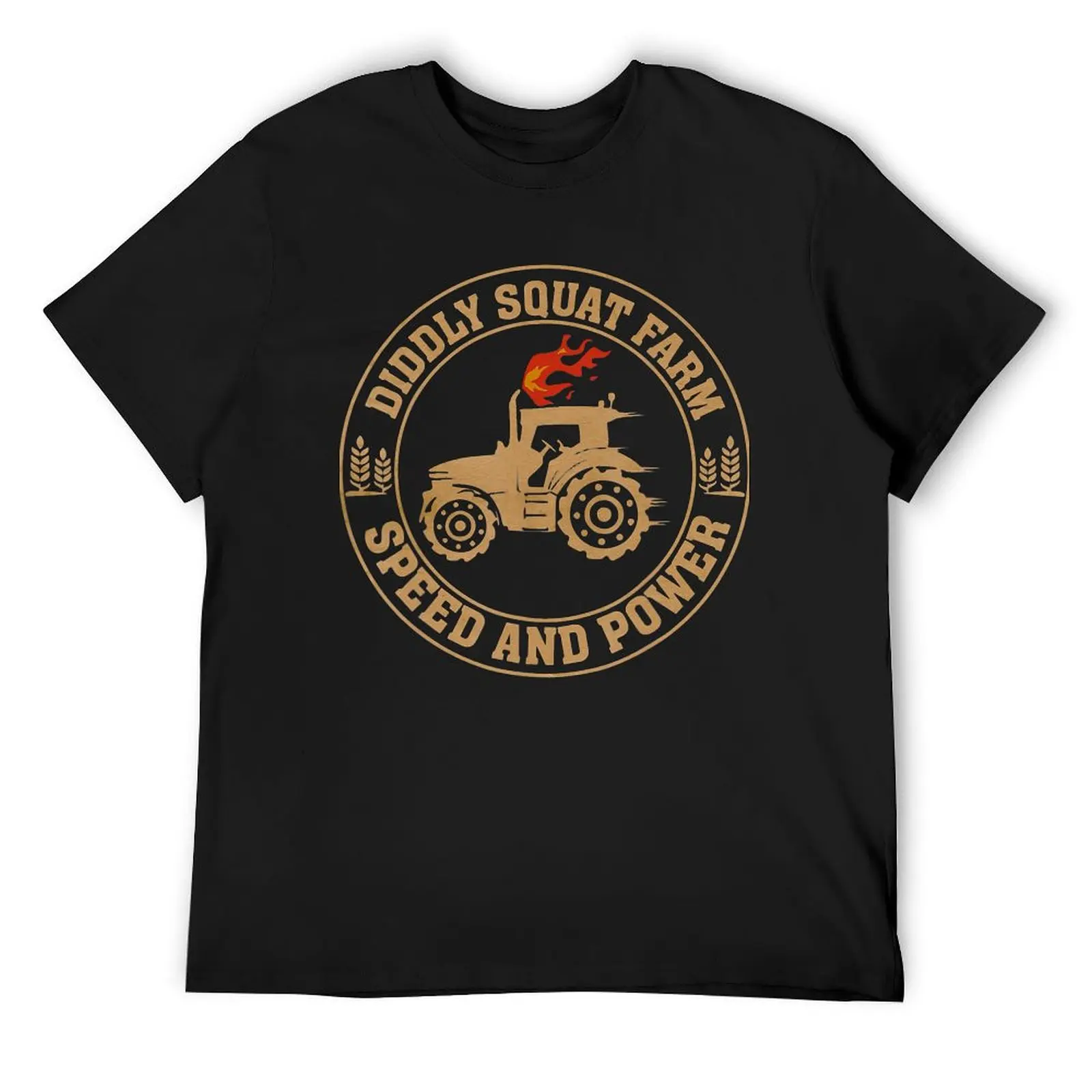 Perfect Tractor Design Diddly Squat Farm Speed And Power T-Shirt anime clothes plain oversized t shirt men