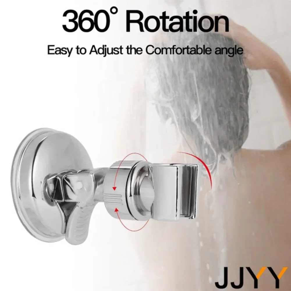 360 Adjustable Shower Head Holder ABS Bathroom Accessories Universal Easy Install Suction Cup Shower Bracket - view 3