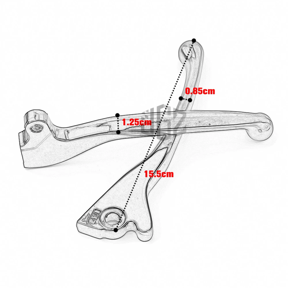 Motorcycle Aluminum Handlebar Brakes Levers Black Sliver for VESPA LXV VXL150 S125 S150 SPRINT PRIMAVERA 50 150 Accessories