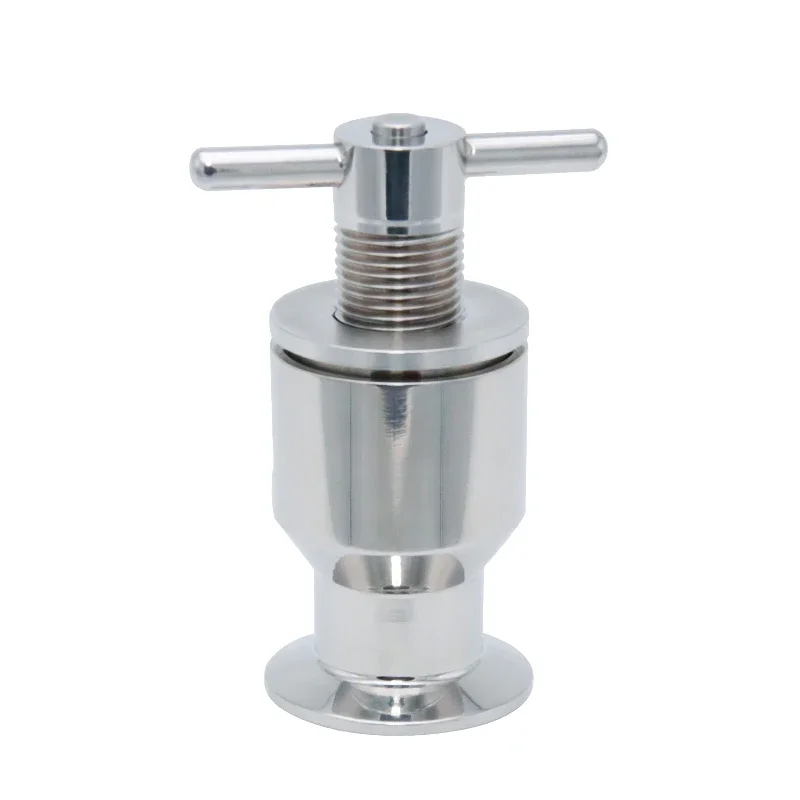 Stainless Steel 304 316 Quick Install Exhaust Safety Valve Sanitary Manual tri clamp Connect Breathing Valve