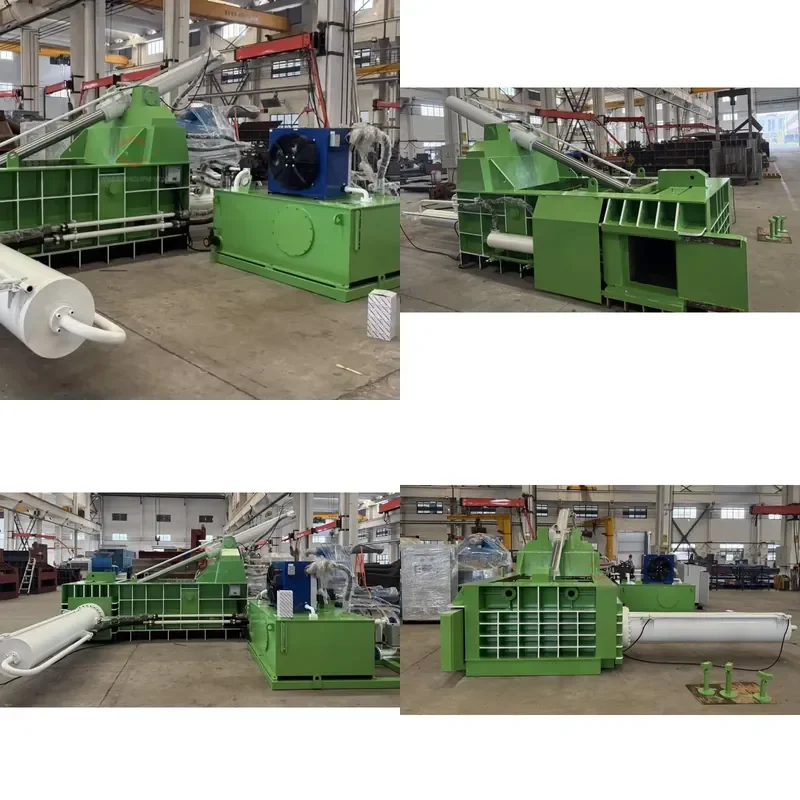 Crusher 2025 New Coming Thailand Market Metal Pressing Aluminum Cans Baler Recycling Machine From China