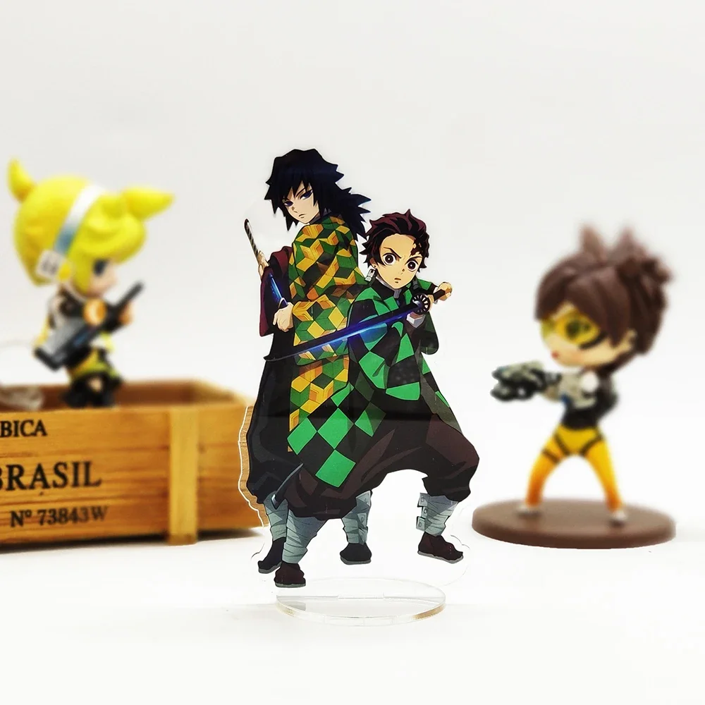 Tanjirou Giyuu anime Japanese acrylic standee figurines desk decoration cake topper