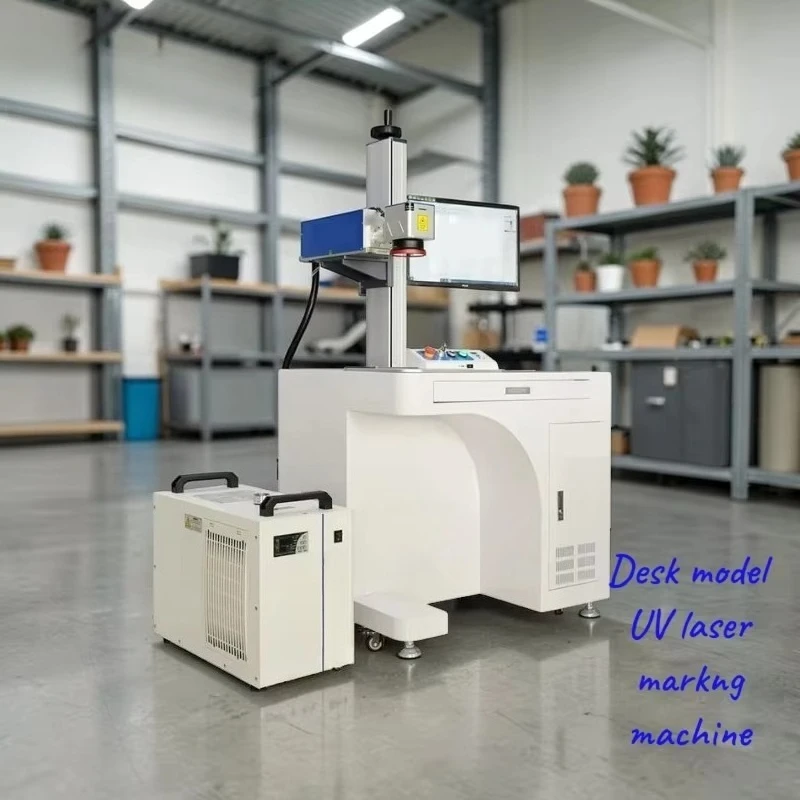 New Water Cooled UV Laser Marking Machine 3W 5W 10W 355nm Precision Engraver for Glass Plastic PCB Supporting DXF/PLT/BMP