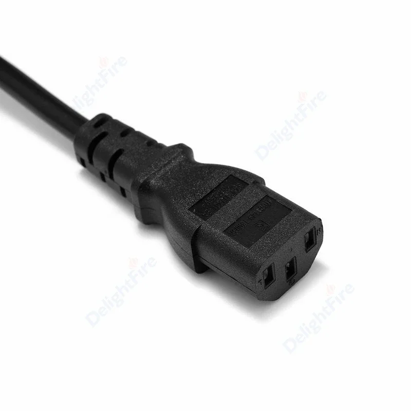 C14 to C13 Power Splitter Cable IEC320 Male to Female Cord 1 to 2 Way Extension Power Supply Cord For PDU UPS PC Computer