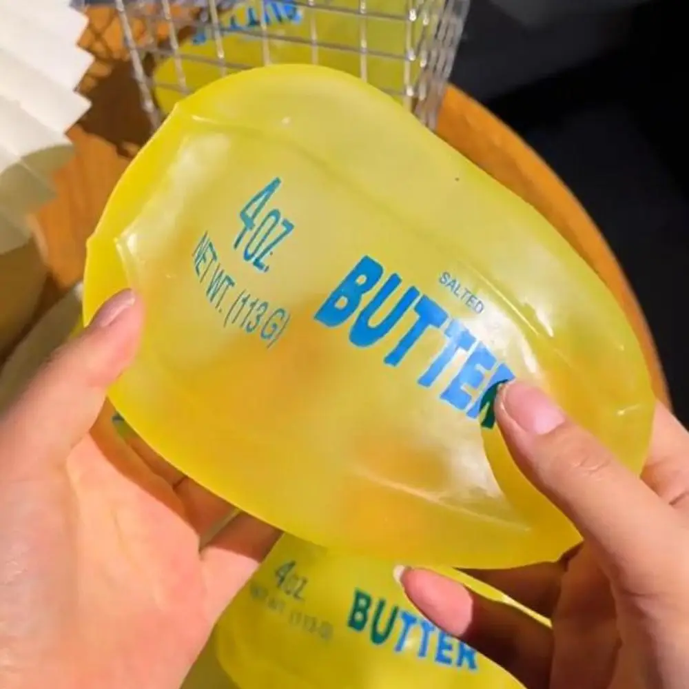 Realistic Butter Stick Squeezing Non Rebound Super Soft Sensory Stress Stick Anxiety Relief Hand Relax Butter Stick Squishy