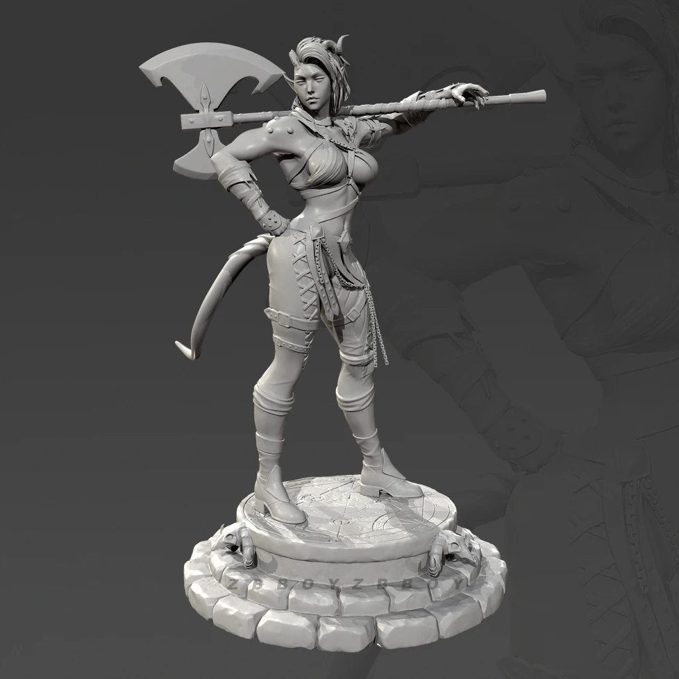 

Высота человека, 50 мм, 75 мм, 90 мм, наборы моделей из смолы, фигурка красоты, бесцветная и самостоятельная сборка (3D-печать) TD-7580/3D