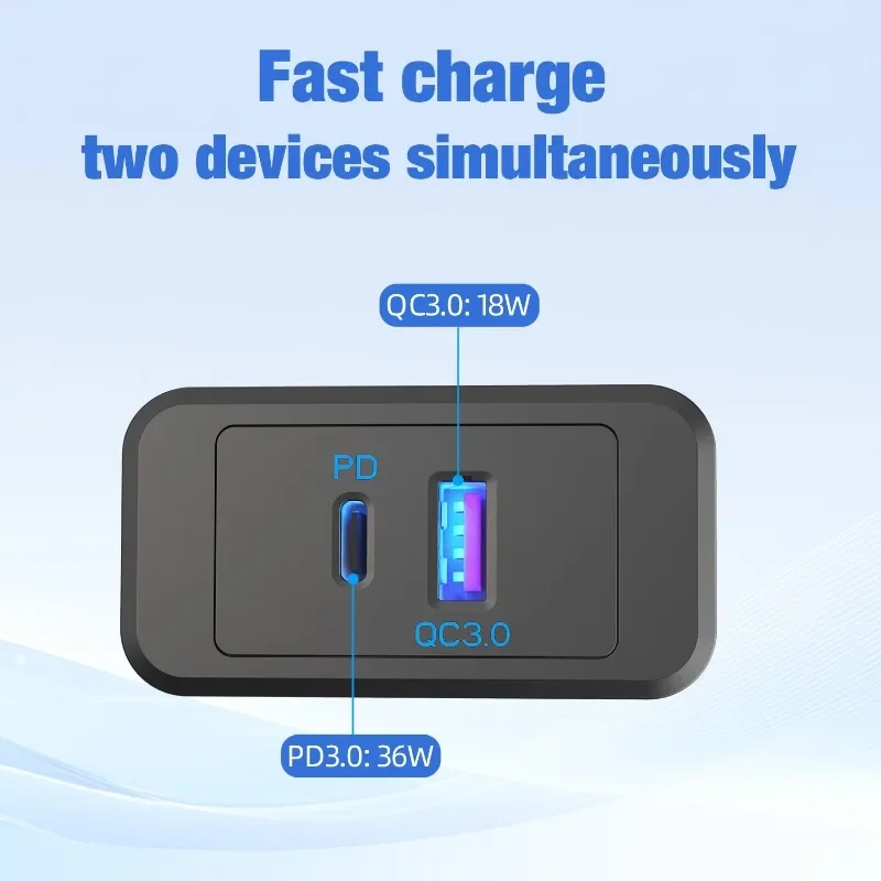 Mini Bus Charger Universal12V/24V,Multi-Function Car Charger for Commercial Vehicles Compact Design for SpaceSaving Installation